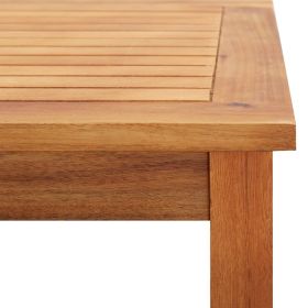 vidaXL Garden Coffee Table 60x60x36 cm Solid Acacia Wood