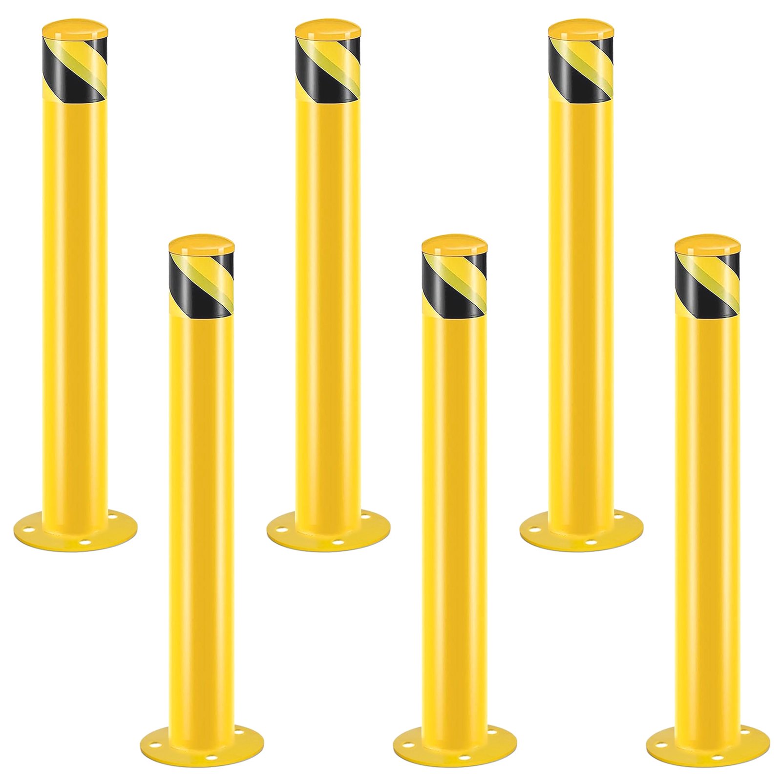 Safety Column, Diameter 3 Inches, Height 36 Inches, 6 Pieces Safety Column, Diameter 3 Inches, Height 36 Inches, 6 Pieces