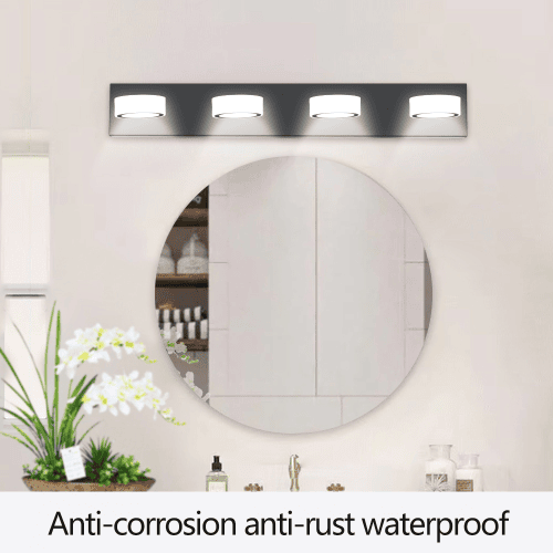 LED Modern Black 4 Light Vanity Light Fixture Mirror Bathroom Wall Light Unavailable Platforms- Temu LED Modern Black 4 Light Vanity Light Fixture Mirror Bathroom Wall Light Unavailable Platforms- Temu