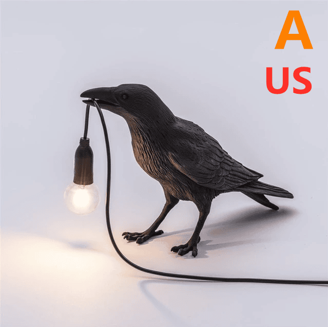 Creative Auspicious Bird Resin Wall Lamp Decoration Creative Auspicious Bird Resin Wall Lamp Decoration