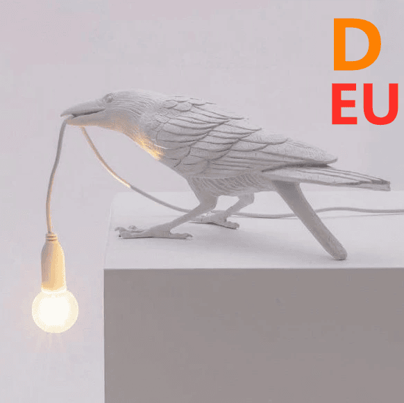 Creative Auspicious Bird Resin Wall Lamp Decoration Creative Auspicious Bird Resin Wall Lamp Decoration